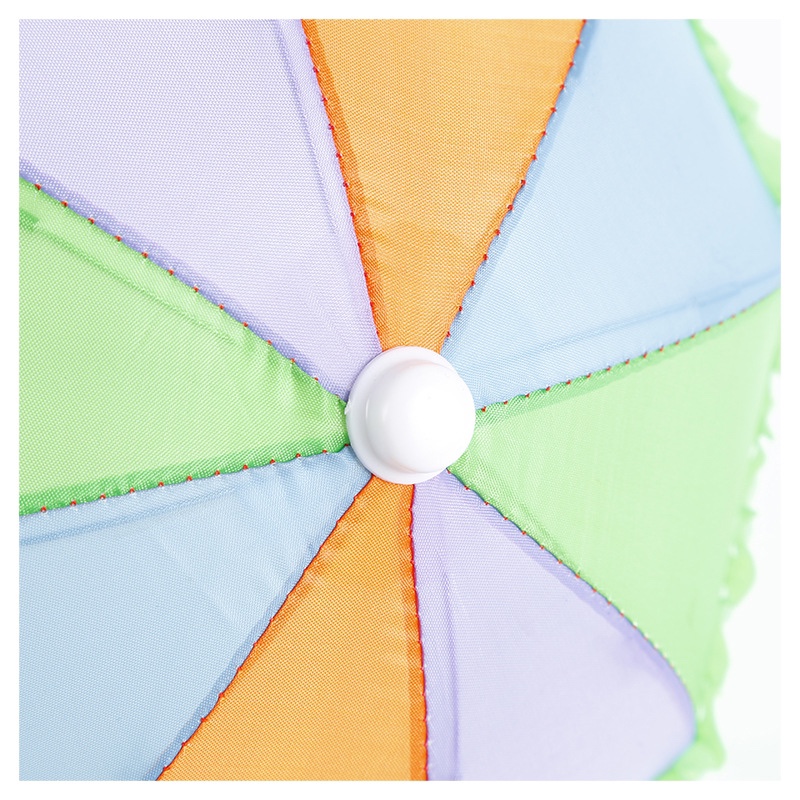 Factory direct sales of small and mini children's toy umbrellas, artistic decorative polyester silk patterned fabric small umbrellas in mixed sets, available in stock undefined