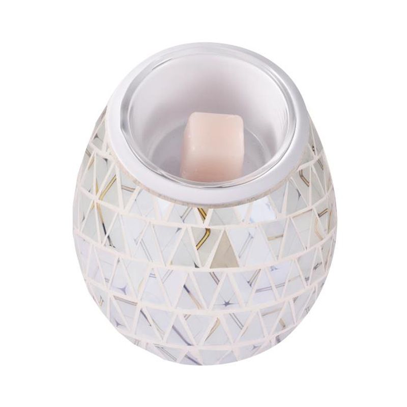 Phantom triangle Mosaic aromatherapy lamp European time table lamp bedroom bedside aromatherapy machine new Specification drawing