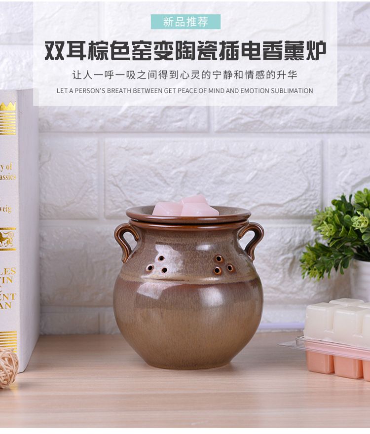 Matte white ceramic aromatherapy hydrating Christmas gift, ceramic silent aromatherapy detail image 3