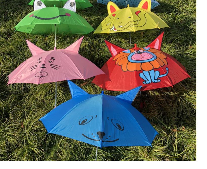 可爱猫耳朵儿童雨伞  卡通儿童雨伞批发颜色随机详情图3