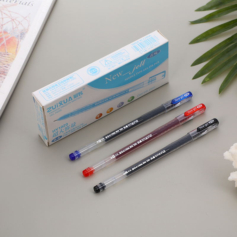 Neutral pen Large capacity full needle tube student exam writing carbon pen signature pen