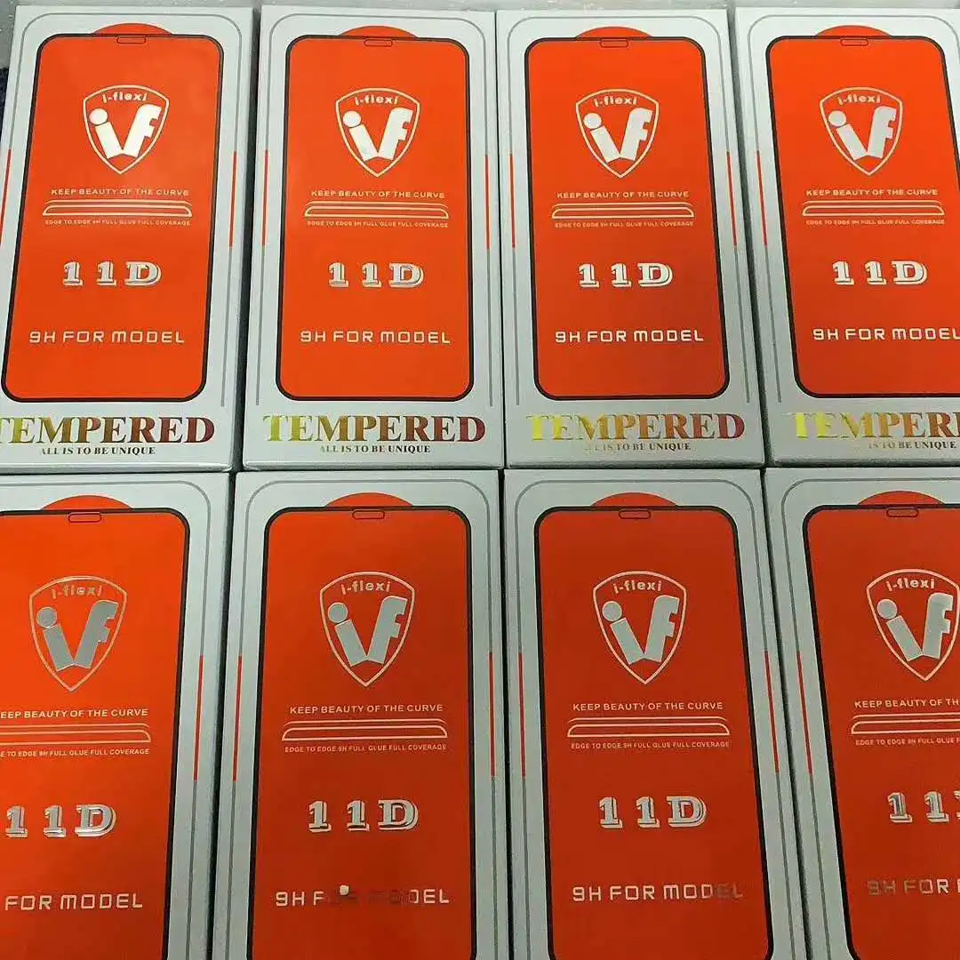 Silk-screen printed tempered film for 11D mobile phones detail image 8
