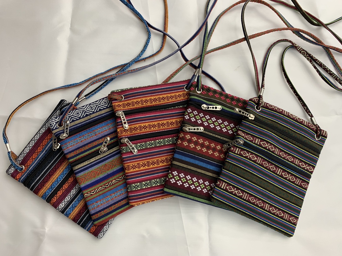 男女通用提花料斜挎包证件包手机零钱收纳包产品图