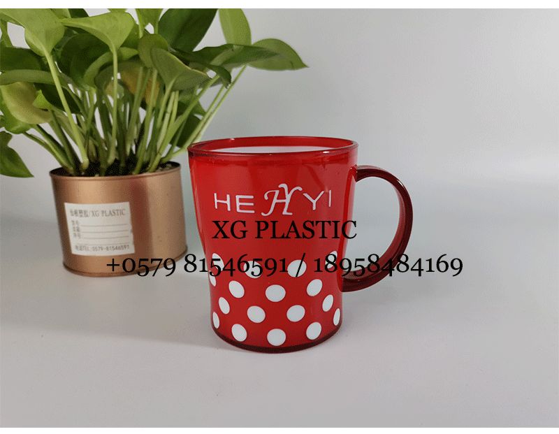 优质漱口杯家用简约双色刷牙杯杯子时尚塑料牙刷杯创意点点牙缸详情图2