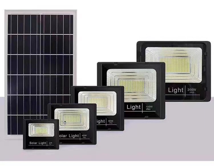 Solar floodlight