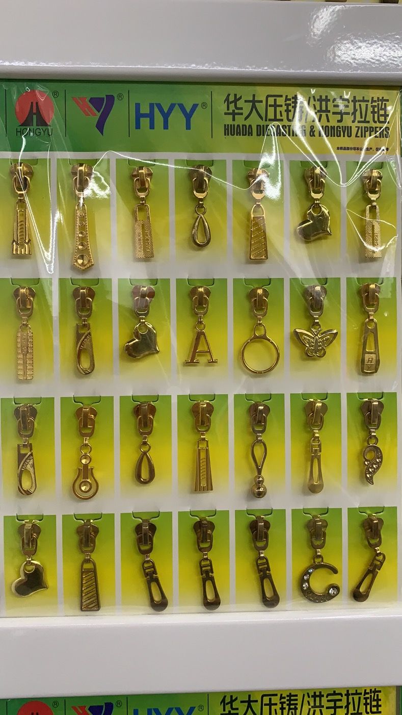 华大压铸洪宇拉链厂家直销5#尼龙/树脂/金属有保服装拉头7详情图1