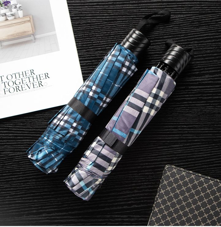 三折防风防雨伞十骨手动折叠雨伞详情图5