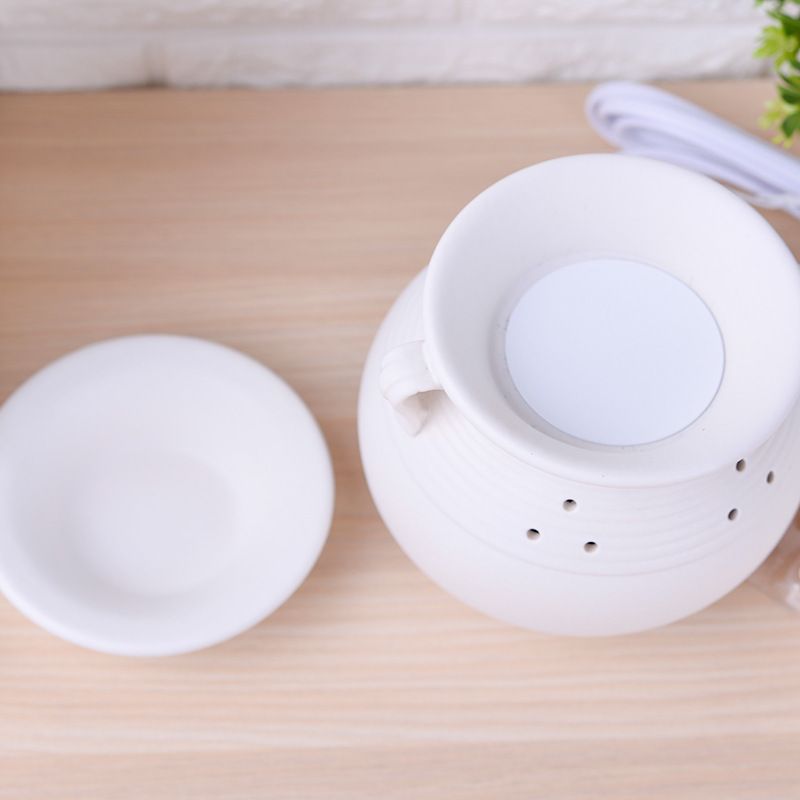 Matte white ceramic aromatherapy hydrating Christmas gift, ceramic silent aromatherapy details Picture