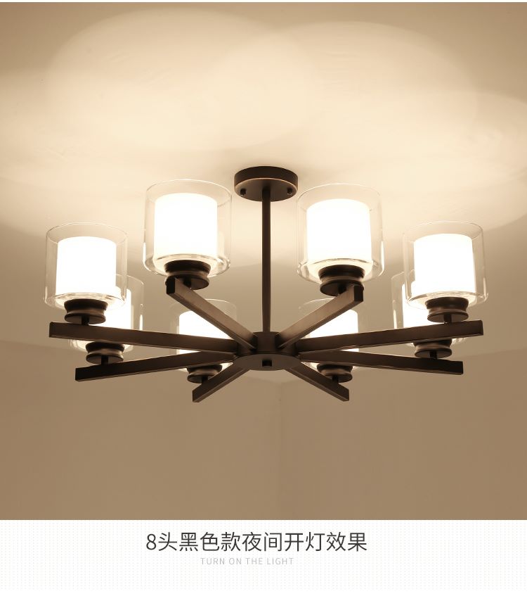 简约北欧吊灯蜡烛灯客厅餐厅灯