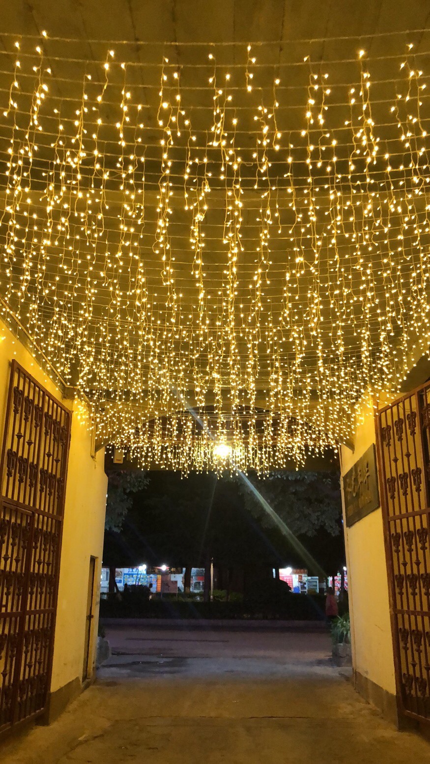 LED满天星冰条灯 圣诞春节广场亮化餐厅婚礼别院屋檐栏杆装饰彩灯详情图5