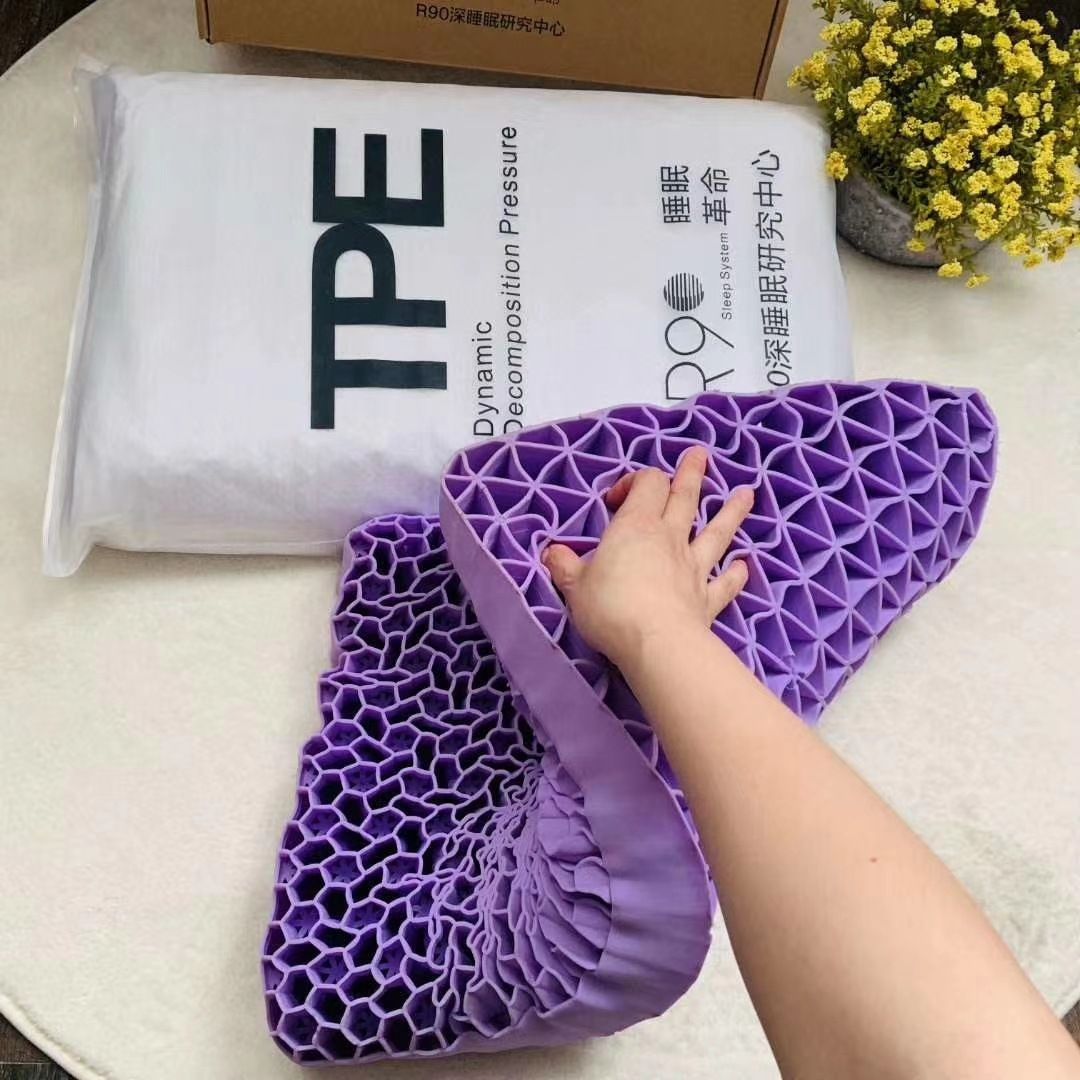 黑科技TPE 枕头0 压力颈椎枕 硅胶枕 凝胶枕头详情图2