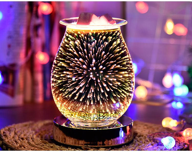 3D烟花触摸香薰机 融蜡器无烟无火香薰灯 精油熏香灯跨境爆款货源详情图14