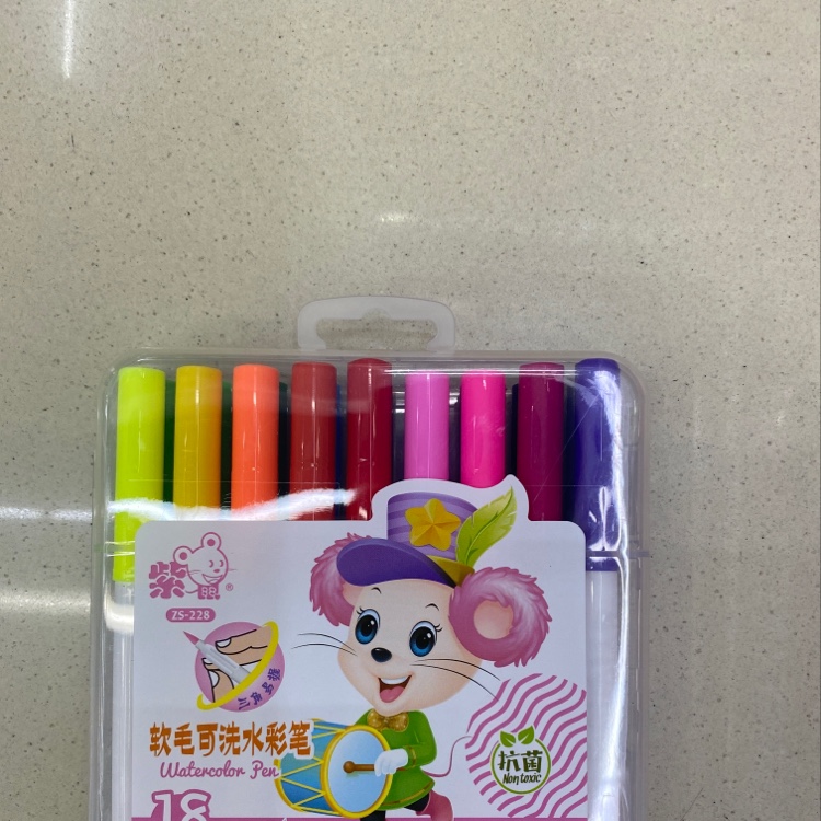 228-18 Color Soft Wool Washable Watercolor Pen details Picture