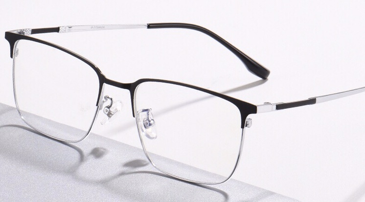 纯钛近视眼镜男可配有度数眼睛框镜架超轻近视镜7详情图1