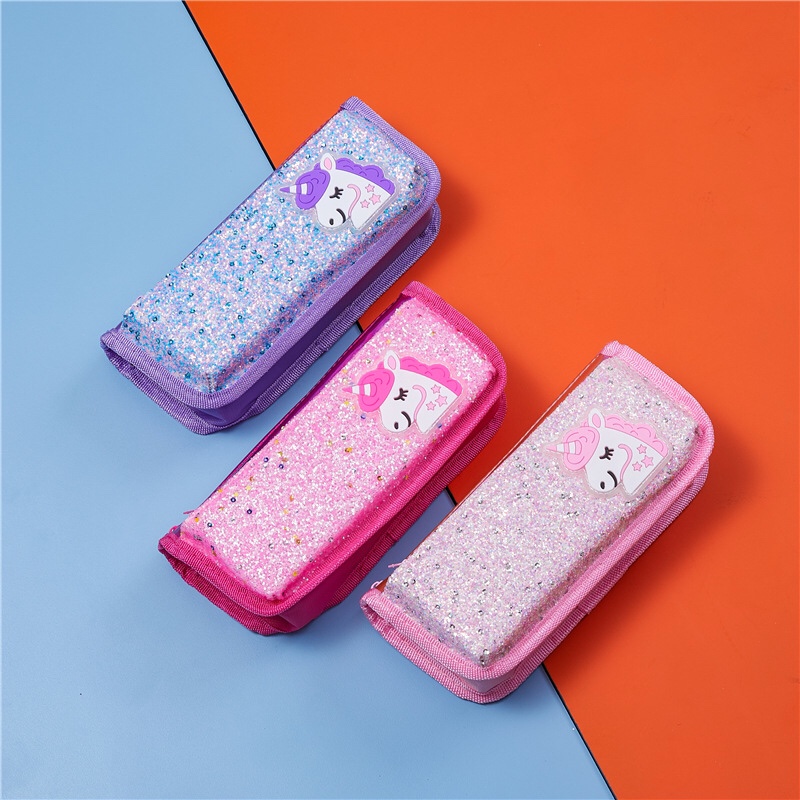 笔袋/文件框/文具盒/义乌别针在那个区/文具盒小学生可爱白底实物图