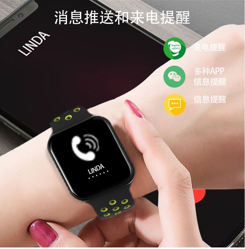 AEMAX new product ZN100 Heart Rate, Blood Pressure, Health, Body Temperature, Bluetooth Call, smart watch Sports Watch detail image 5