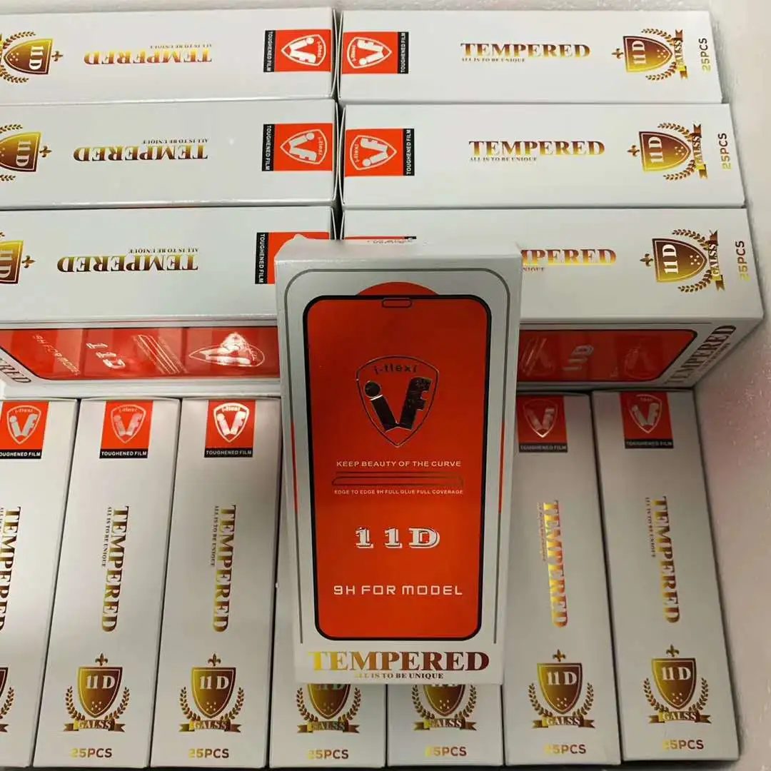 Silk-screen printed tempered film for 11D mobile phones detail image 7