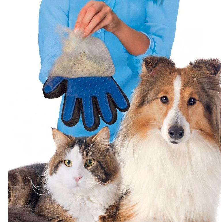 宠物洗澡手套True touch 猫狗通用清洁按摩刷除毛吸尘工具详情图5