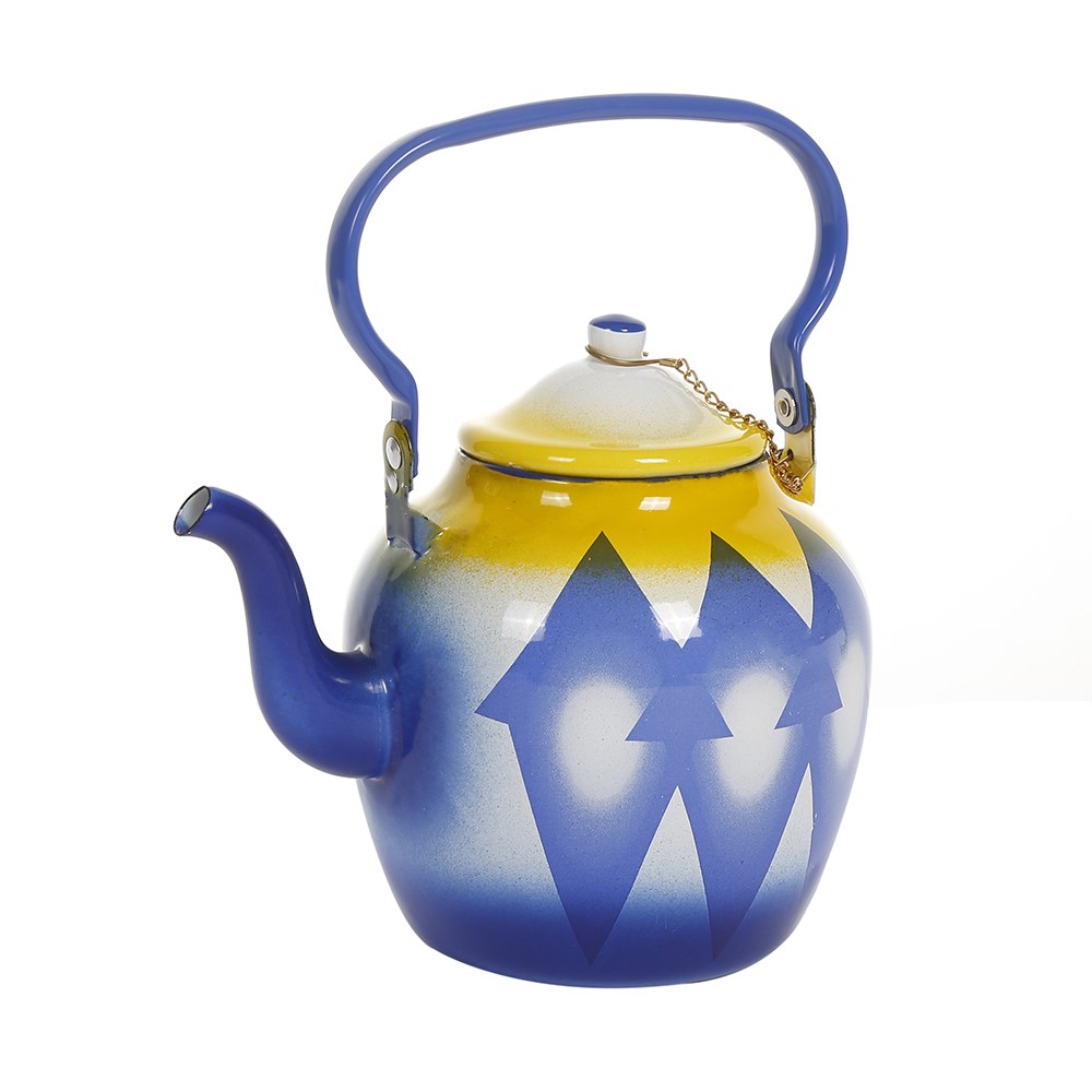 14cm enamelled kettle Saudi Arabian custom geometric diamond flower Saudi cool kettle