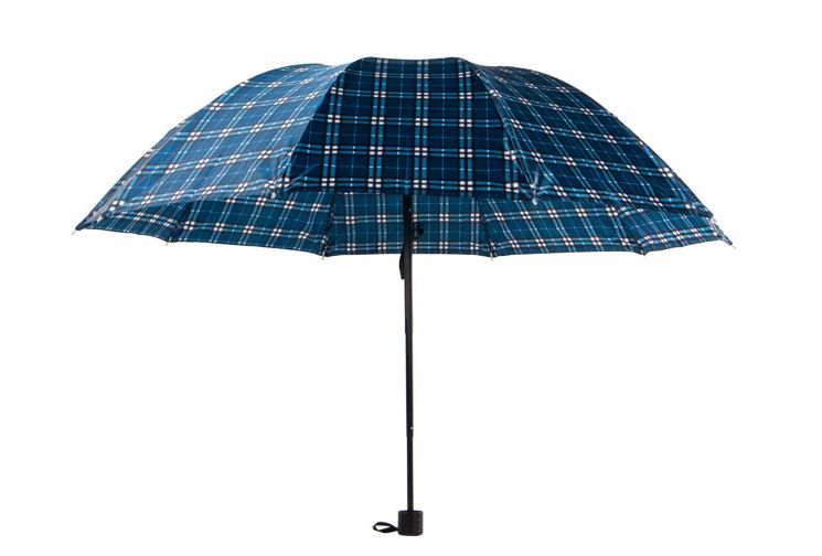 三折防风防雨伞十骨手动折叠雨伞详情图1