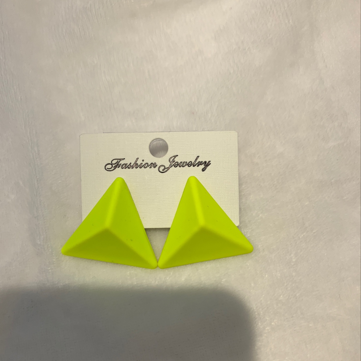Korean Geometric Earrings details Picture