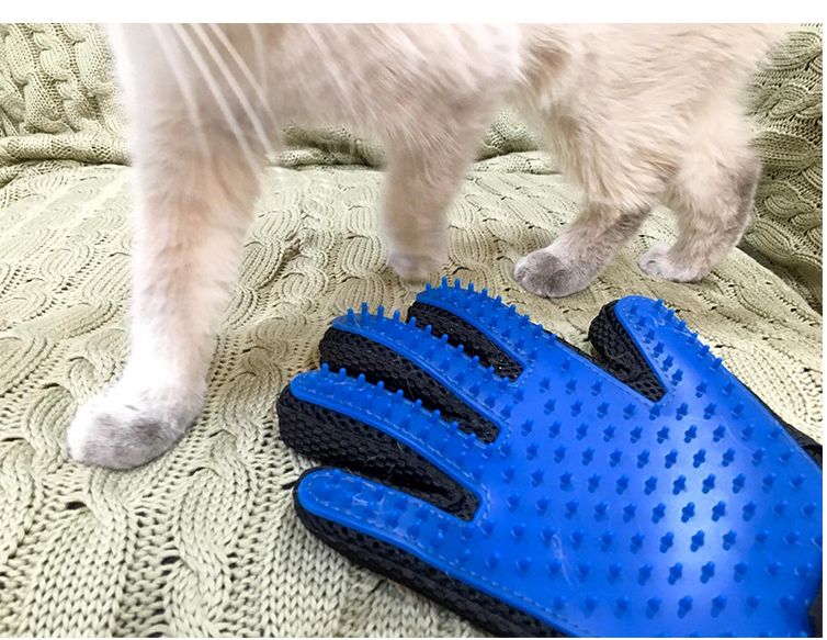宠物洗澡手套True touch 猫狗通用清洁按摩刷除毛吸尘工具详情图8