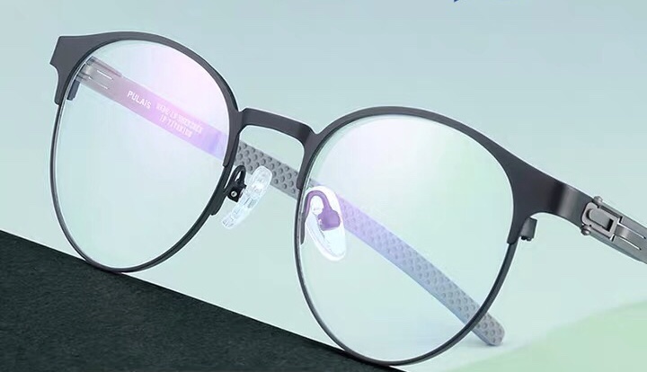 纯钛近视眼镜男可配有度数眼睛框镜架超轻近视镜6图