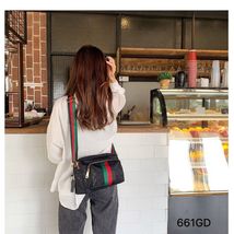 新款时尚韩版简约菱格休闲背包精致单肩包斜挎包女