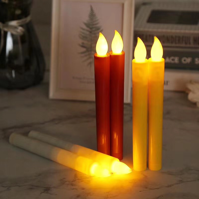 LED电子蜡烛灯 火焰型仿真杆蜡 长杆蜡烛详情图2