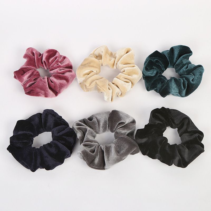 Yiwu leather band headwear, hair bands, Korean-style women's hair accessories, fashionable and versatile velvet hair band manufacturer wholesale