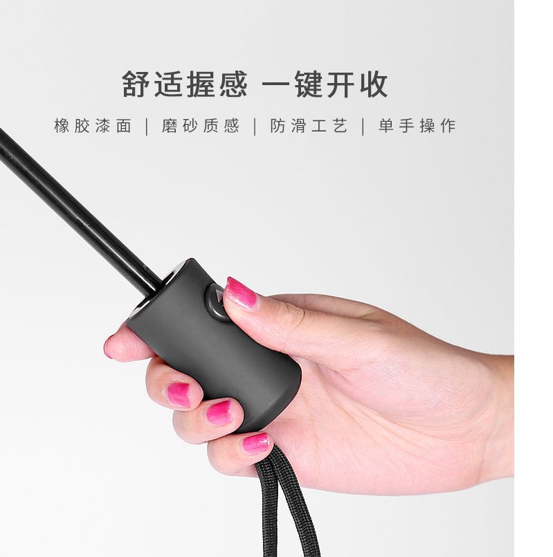 创意全自动卡通小熊黑胶伞防晒遮阳两用晴雨伞详情图8