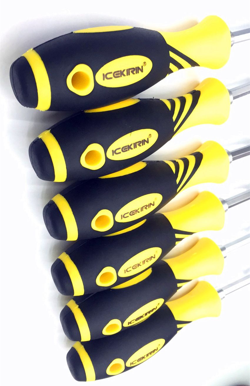 新品手动花瓶螺丝刀螺丝批套装十字一字维修工具带珠两用详情图2