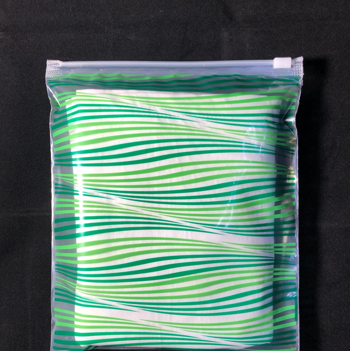 pe printed zipper bag