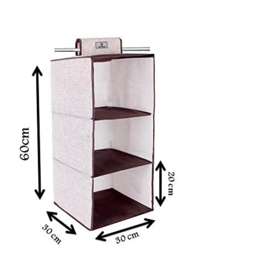High quality new material printing three layer hanging bag thumbnail