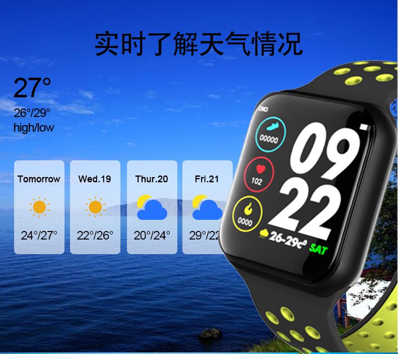 AEMAX new product ZN100 Heart Rate, Blood Pressure, Health, Body Temperature, Bluetooth Call, smart watch Sports Watch Specification image