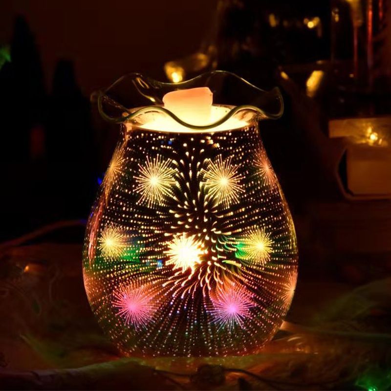 3D smokeless and fire-free aromatherapy melt wax lamp deodorant aromatherapy machine