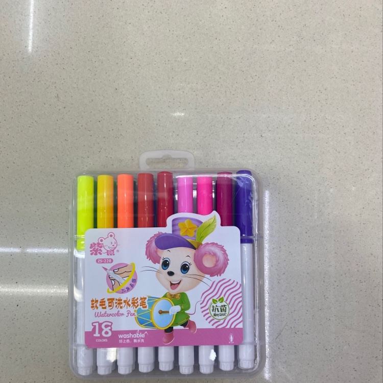 228-18 Color Soft Wool Washable Watercolor Pen
