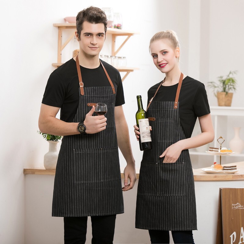 Fabric, Polyester Cotton, Denim, Waiter's Apron details Picture