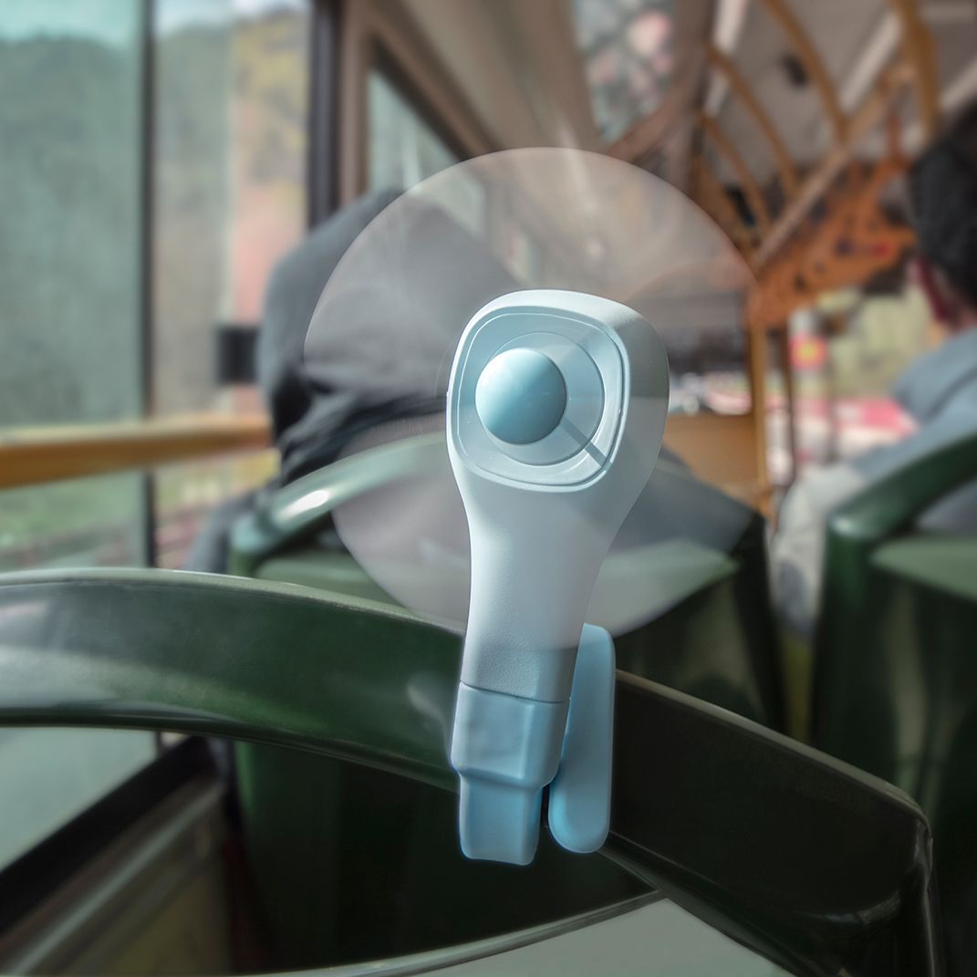 Versatile mini folding fan, usb charging, silent desktop fan, compact storage, bendable and portable detail image 7