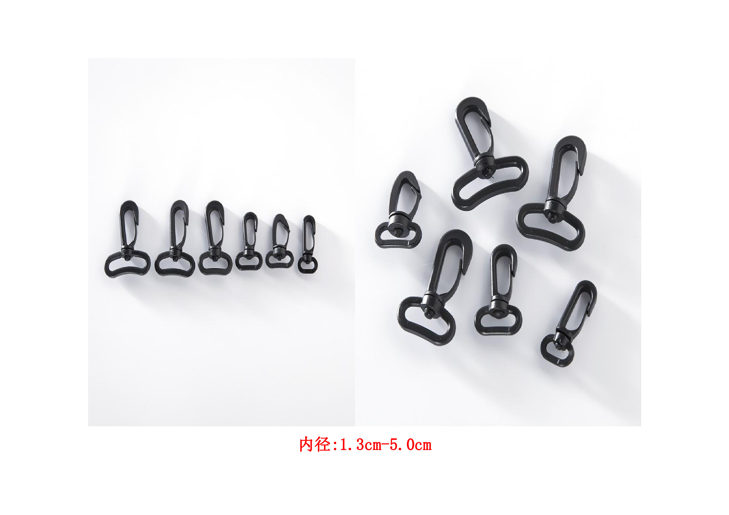 2.5厂家黑白色塑胶日字扣子塑料三档 调节扣支持环保彩色订做POM详情图7