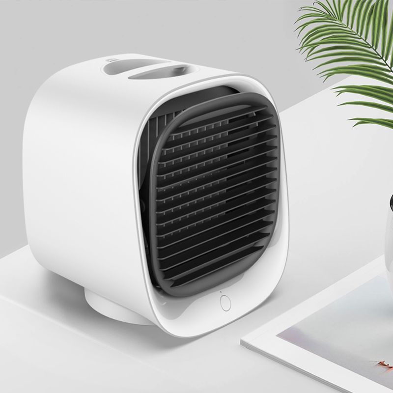 2020 New Mini water-cooled fan, humidifying night light, multi-functional USB desktop cooling fan detail image 2