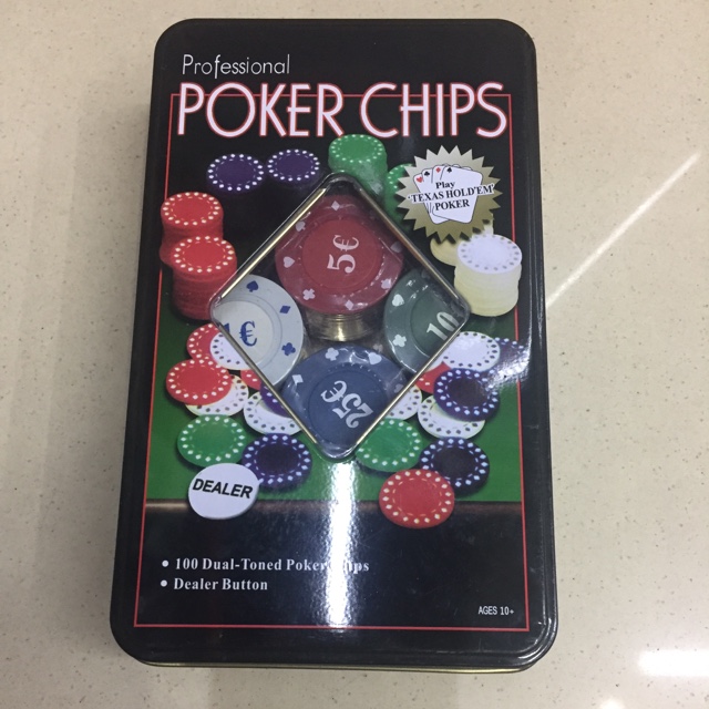 POKER CHIPS 100片筹码