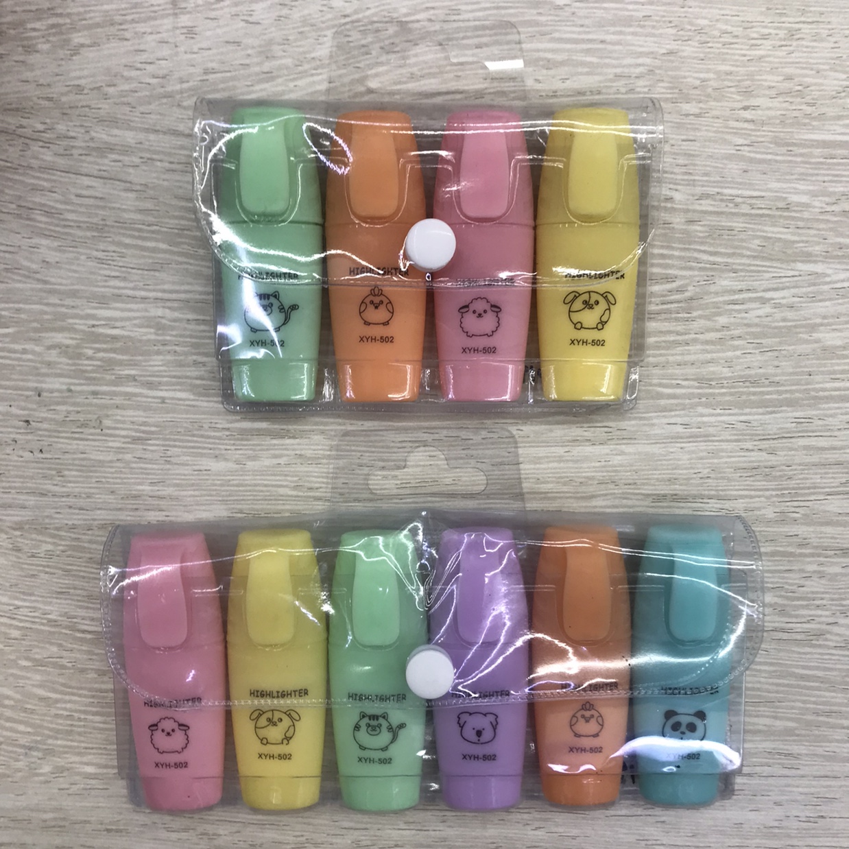Macaron mini highlighter set 4 sets 6 sets