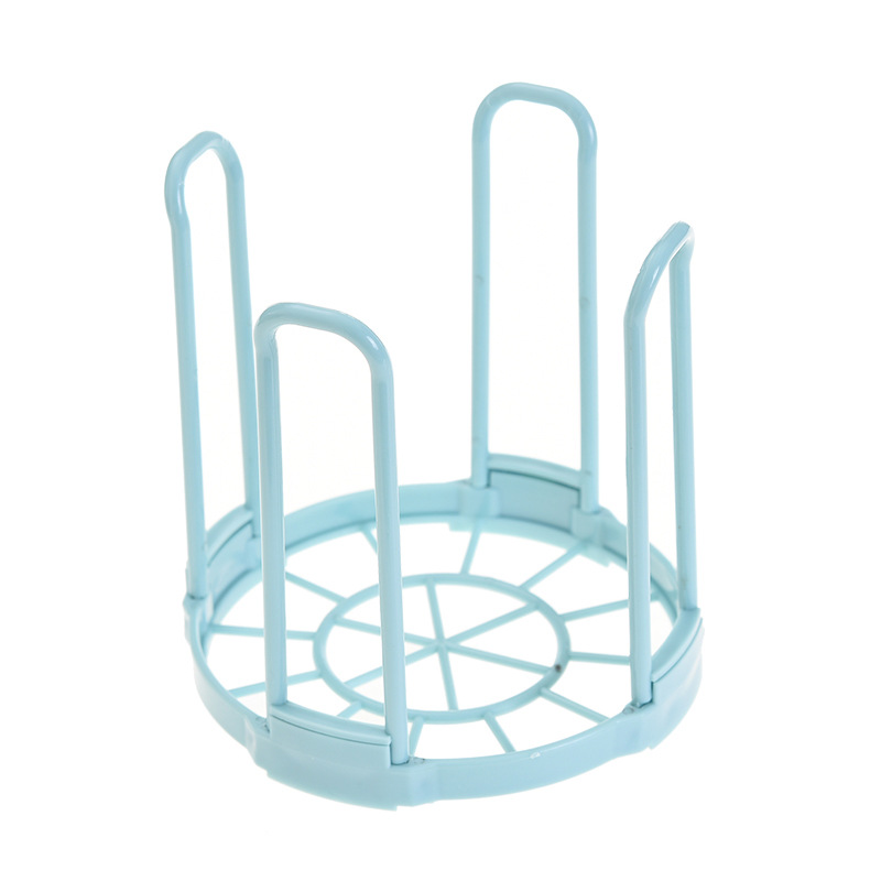 厨房沥水碗架创意层叠饭碗收纳架可折叠塑料置物架洗碗架白底实物图