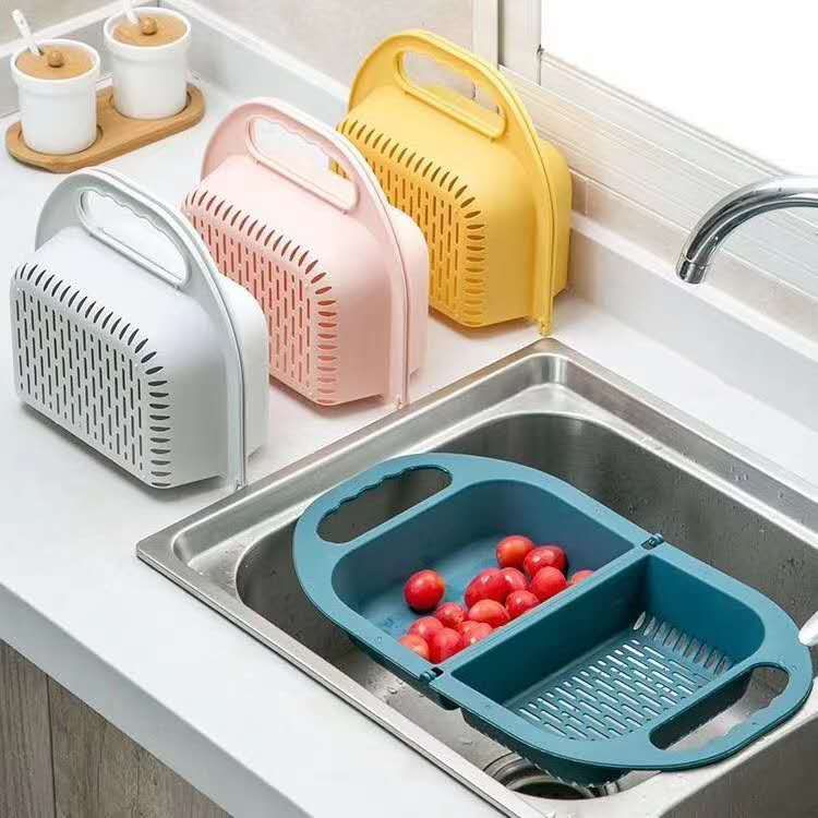 Fold the basket and wash it into articles of daily use