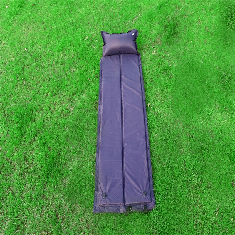 JUNGLE KING单人对折带枕自动气垫防潮垫海绵垫可拼接野营地垫详情3