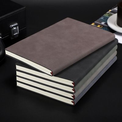 Kailushi Gift Pen Industry Office and Business Notebook, PU imitation leather conference notebook, sheepskin core sticker gift box set, notebook custom logo details Picture