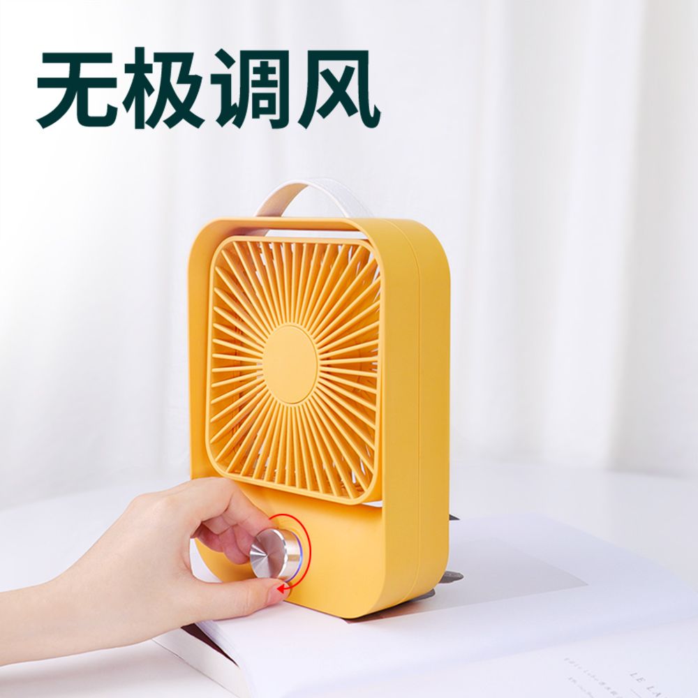 The manufacturer's new desktop fan with zero-degree stepless speed regulation and a customizable LOGO for home use is selling well across borders detail image 1