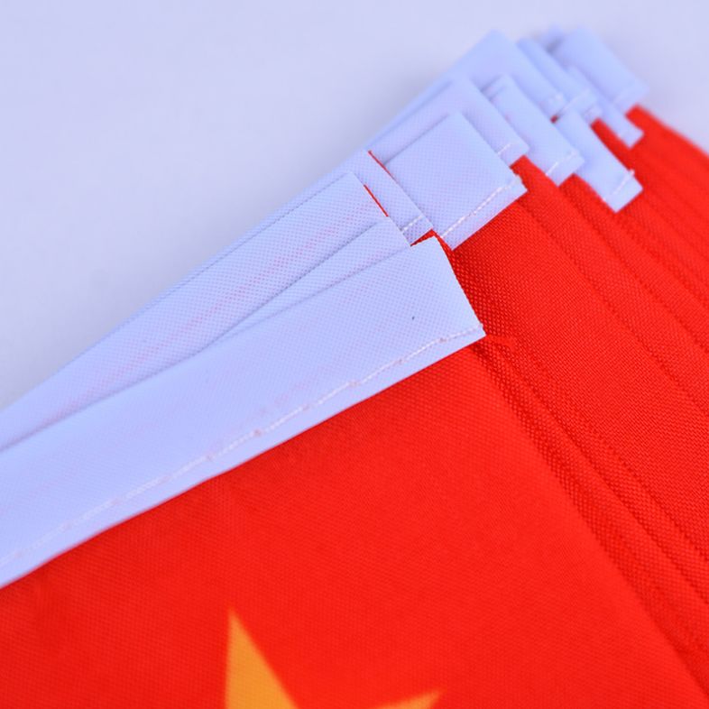 现货送杆子8号小国旗 中国国旗 导游手摇旗 装饰旗定做量大从优细节图