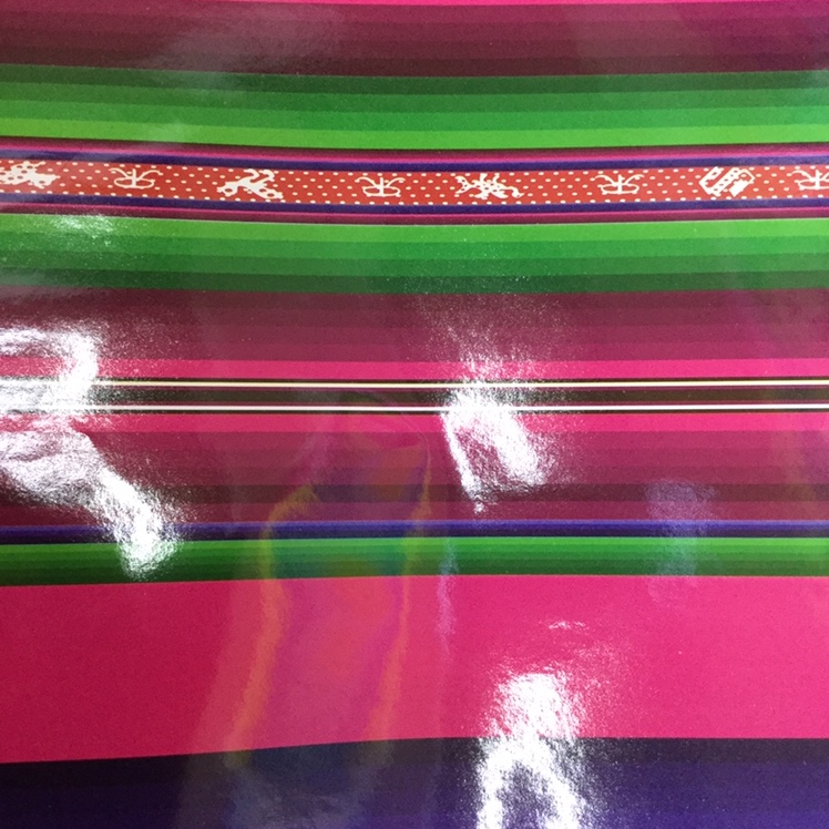 Rose rainbow wrapping paper